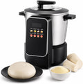 TYYZDM Robots, 900 W, 110/220 V, 900 W, 8 L, Noir, Robot Culinaire Intelligent Swallow, Machine À Piler L'igname