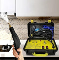 Nettoyeur Nettoyeurs vapeur, 3000 W, Noir/Argenté, à vapeur, machine de nettoyage portable pour climatiseurs