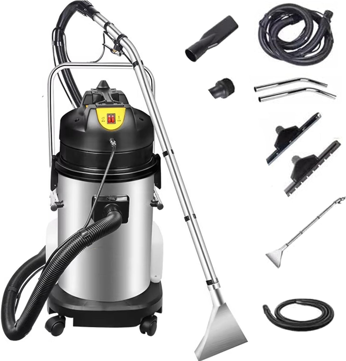 canapé RETRIN, 10 L, 20 L, Gris, Shampouineuse extracteur Portable, réservoir détergent, Filtre Inclus, légère et Robuste