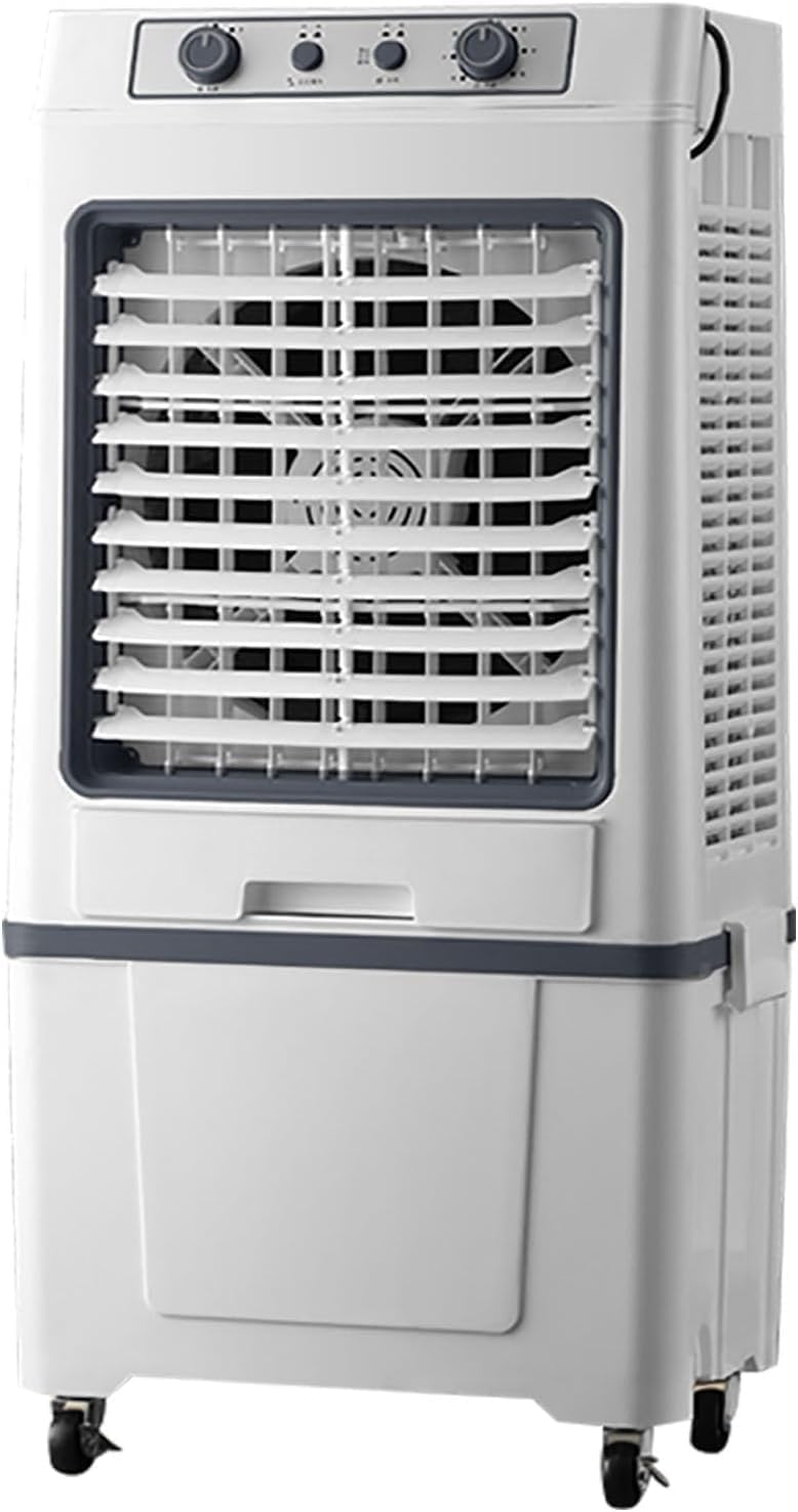 Rafraîchisseur rafraîchisseur d'air, 40 L, Blanc, d'air Évaporatif Industriel 3-en-1 Portable - Réservoir Séparé