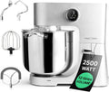 Profi Cook robot de cuisine, 12 L, 2500 W, 8,5 kg, Noir, avec bol XXL, Pétrin avec moteur Longlife Pro, Boîte de vitesses en métal et écran LED