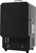 BIUTEFOU Mini fours, 1500 W, Noir/Argenté, 1200 ℃ maximum, four de fusion de table compact pour la fabrication de bijoux