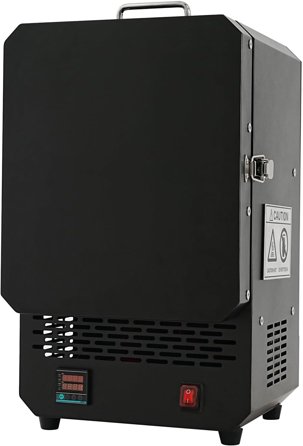 BIUTEFOU Mini fours, 1500 W, Noir/Argenté, 1200 ℃ maximum, four de fusion de table compact pour la fabrication de bijoux