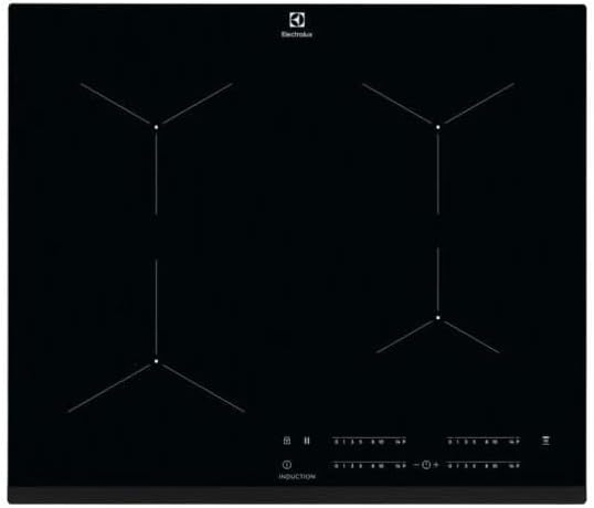 Tables de cuisson Electrolux, Noir, Plaque induction EIT61443B - 4 foyers - 4 boosters