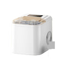 POAHNCU machine à glaçons, Gris, portable autonettoyante, double taille, for comptoir, pelle et panier Pour la maison/cuisine/bureau