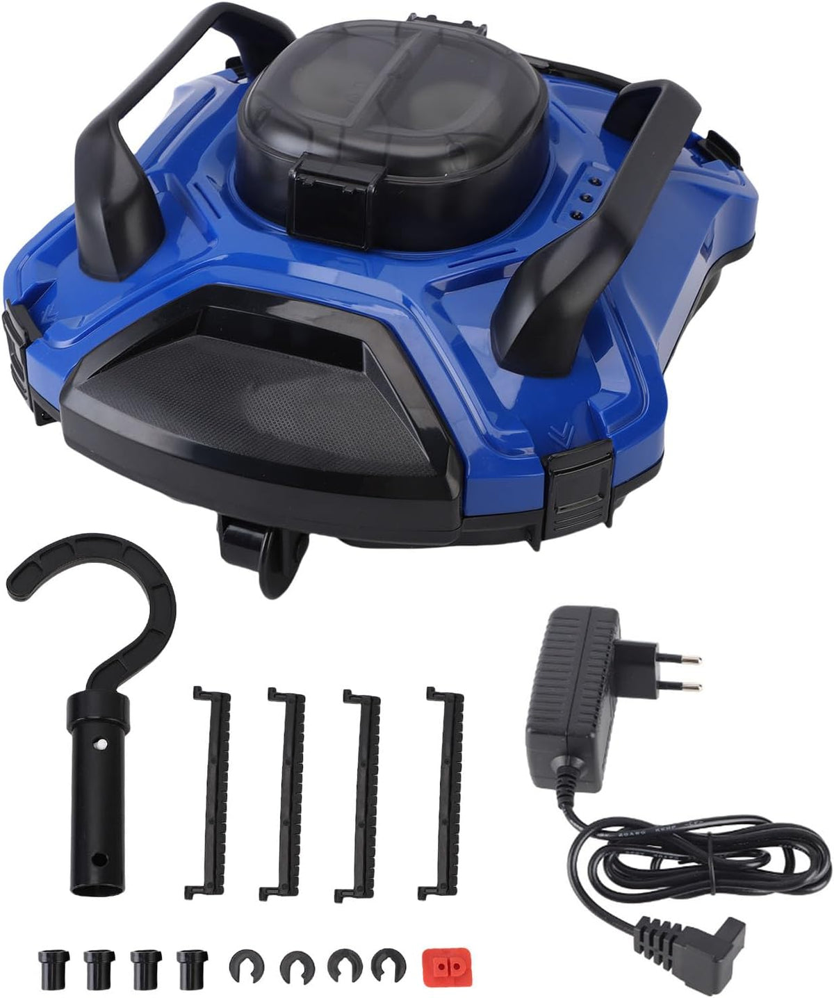 TOPINCN Systèmes de nettoyage automatique, 30 W, ABS, Noir, Robot Nettoyeur de Piscine sans Fil