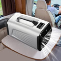climatiseur portable HOUXINZ, 1500 W, 5200 BTU, Blanc, Camping pour Tente, 4-en-1 Refroidissement Ventilateur Deshumidificateur Minuterie