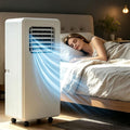 ZYANBIN rafraîchisseur d'air, 330 x 280 x 680 mm, 12000 BTU / 18000 BTU, 12000 BTU, 18000 BTU, 18000btu, Blanc, Climatiseur Monobloc Mobile Puissant /