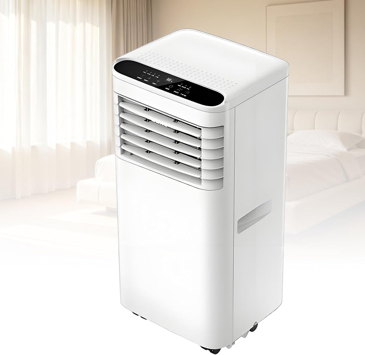climatiseur portable DNEPEI, 000 BTU, Blanc, climatiseur Mobile 7, Profitez d'un traitement de l'air 4-en-1