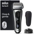 Braun Rasoirs à grille, Marron/Argenté, Series 8 8517s Rasoir Électrique Pour Homme, 4 Éléments De Rasage