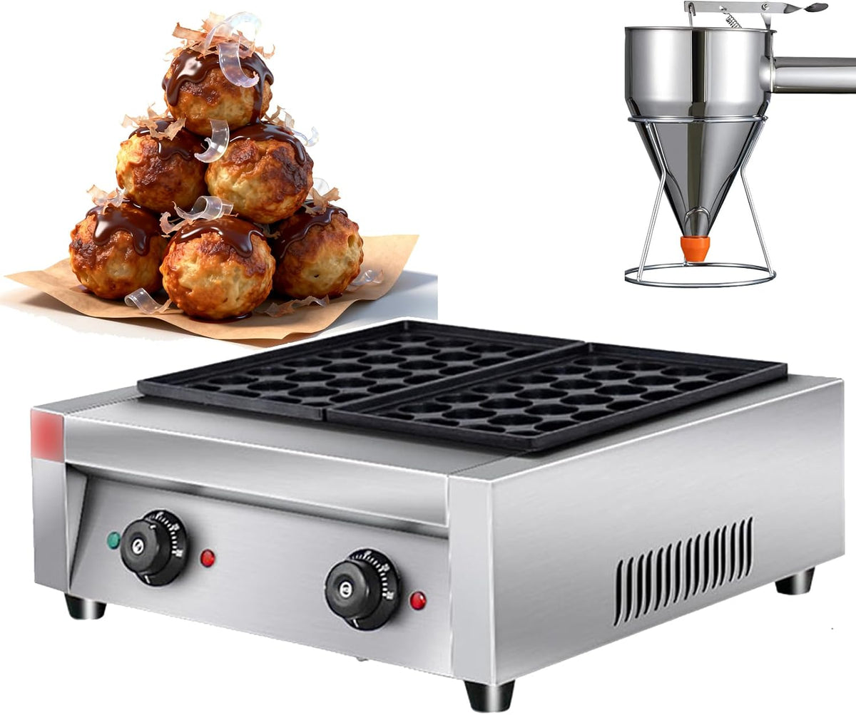 YXYLJOZ plancha, 255 × 455 × 160 mm, 2 kW, Argenté, Acier Inoxydable antiadhésif, Nettoyage Facile, idéal pour la Maison
