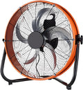 Ventilateur Ventilateurs de sol, Blanc, de sol à grande vitesse, métal robuste pour atelier d'entrepôt et usine