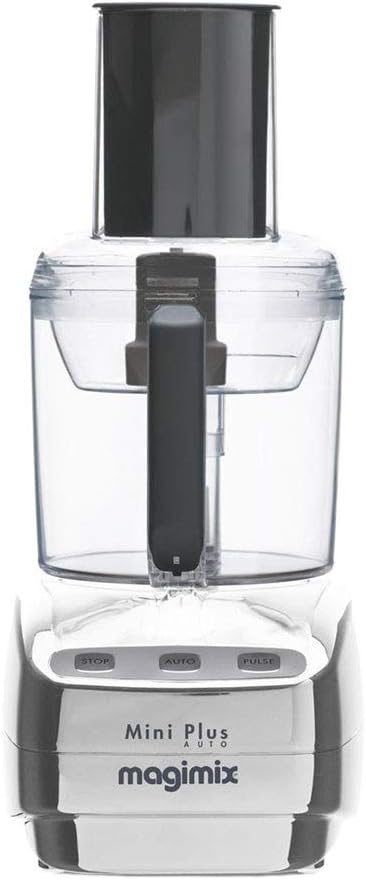 Magimix robot de cuisine, 1,7 L, Noir, Multifonction Mini Plus, Presse-Agrumes, Compact et Puissant, Idéal pour Petites Préparations