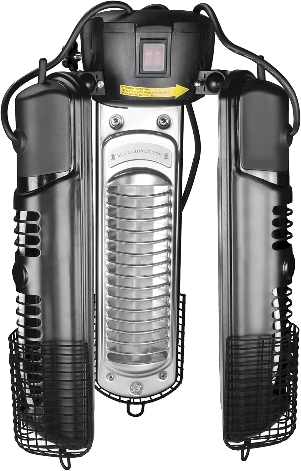 LACOR Radiateurs électriques, 2000w, Blanc, 69423 - Chauffage électrique avec 3 bras pliants, Ustensile professionnel durable