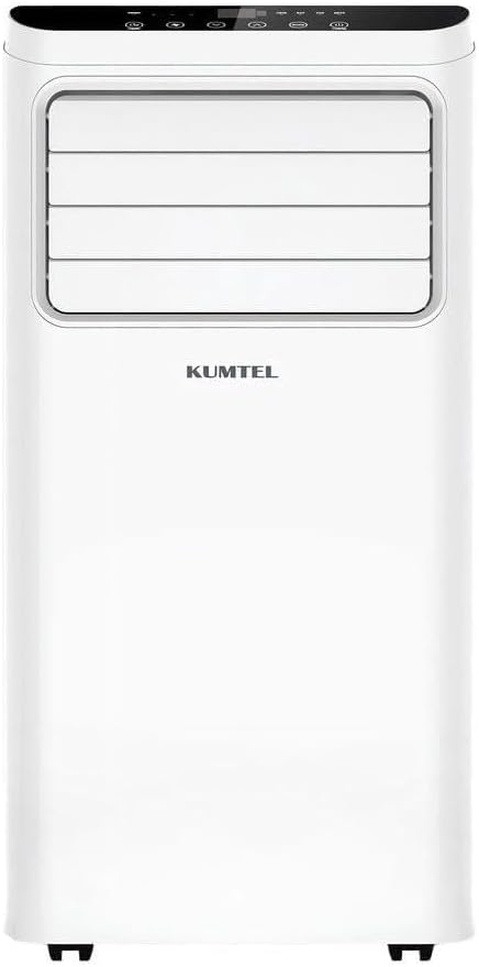 climatiseur portable Habitat et Jardin, 7000 BTU, Blanc, Climatiseur mobile avec tuyau d'évacuation - 20 m2