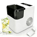 Machine machine à glaçons, 1,4 L, 12 kg, Blanc, à glaçons à pépites portable de comptoir (, Fenêtre autonettoyante/transparente