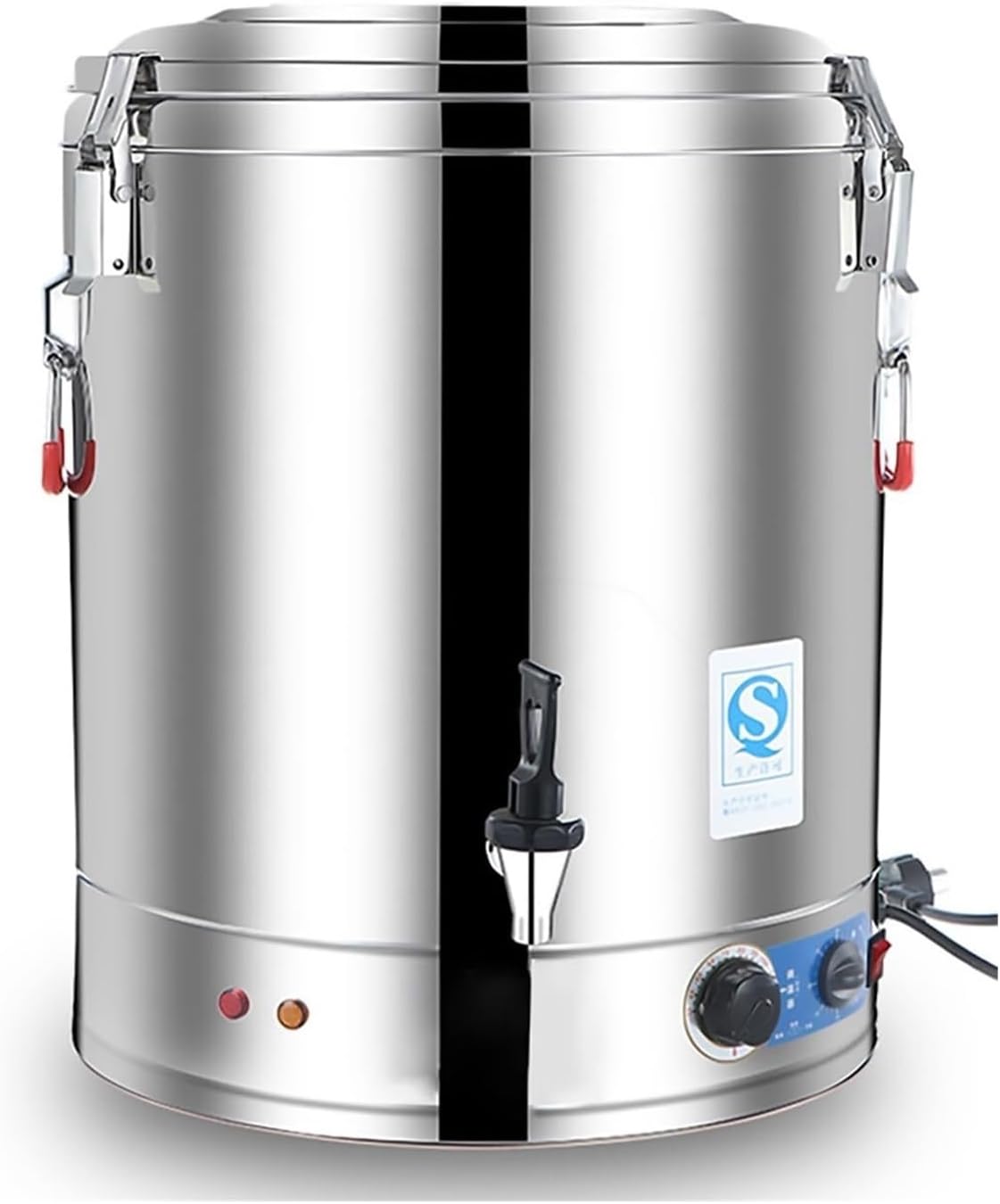 YXCMD fontaine à eau, 2800 W, 40 L, 2800 W, Acier inoxydable, Argenté, Chaude Professionnelle - Chaudière Inox avec Contrôle Numérique