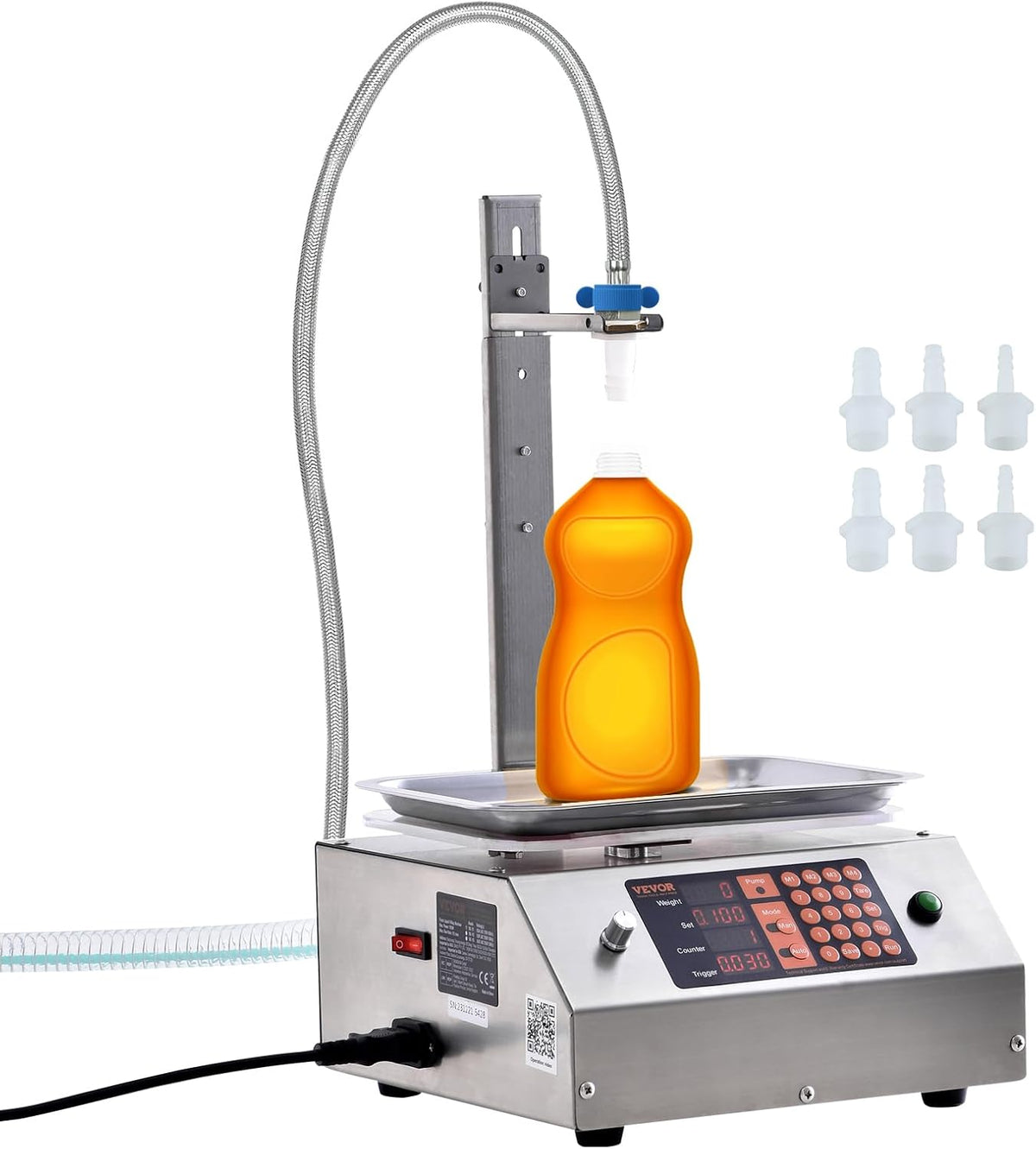 VEVOR Matériel de brassage, 15000 g, acier inoxydable, Marron, Boissons, Détergents, Shampoing