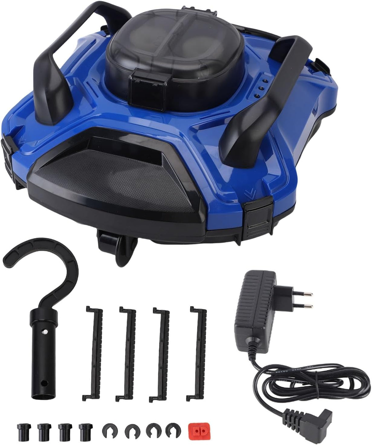 Gucagle Robots aspirateurs, ABS, Noir, Robot Nettoyeur de Piscine sans Fil IPX8, aspirateur de Piscine Automatique avec Batterie 5000 mAh