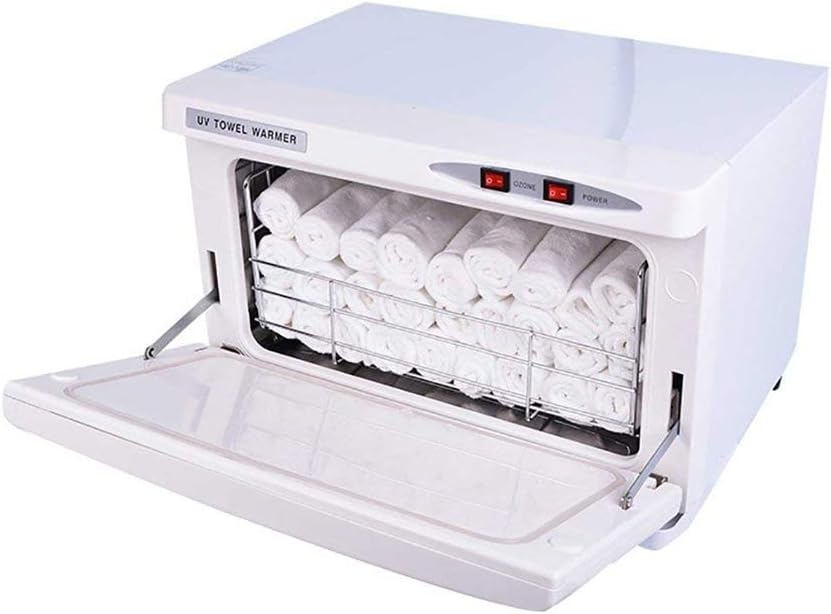 armoire SXYKXYDL, 220 V, 30 L, Gris, Chauffe-serviettes chauffant 2 en 1, stérilisation de serviettes à l'ozone avec stérilisation UV intégrée