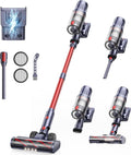 INTETURE Aspirateurs balais et balais électriques, 600 W, 50 kPa, Noir, Aspirateur sans Fil, aspirateur Vertical avec Montage Mural