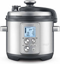 Sage épilateur à lumière pulsée, Argenté, The Fast Slow Go Pro, Acier Inoxydable Brossé, Cuisson Adaptative Pression et Lente