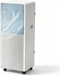 climatiseur portable HUANQIN, 14000 BTU, 700 m, Blanc, Climatiseur Mobile - Rafraîchit jusqu'à ² - Télécommande