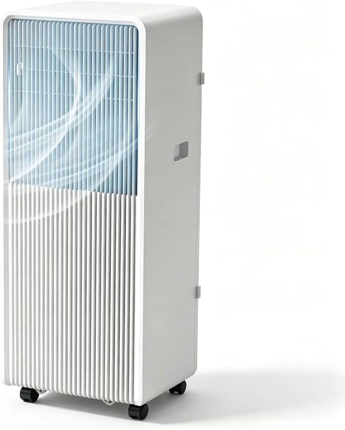 climatiseur portable HUANQIN, 14000 BTU, 700 m, Blanc, Climatiseur Mobile - Rafraîchit jusqu'à ² - Télécommande