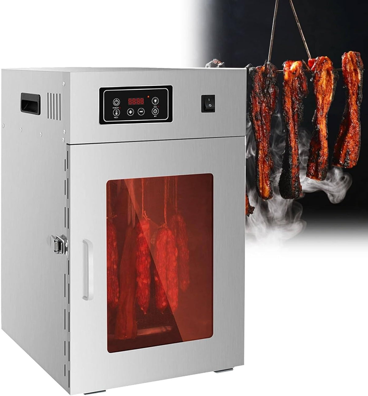 ZXINXIN déshydrateur alimentaire, 800 W, 110 V/220 V, Argenté, contrôle de la température 30-90 ℃, déshydrateur à séchage rapide
