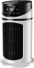climatiseur portable LaYiQimn, Blanc, Climatiseur Mobile, Mini rafraîchisseur d'air par évaporation, humidificateur