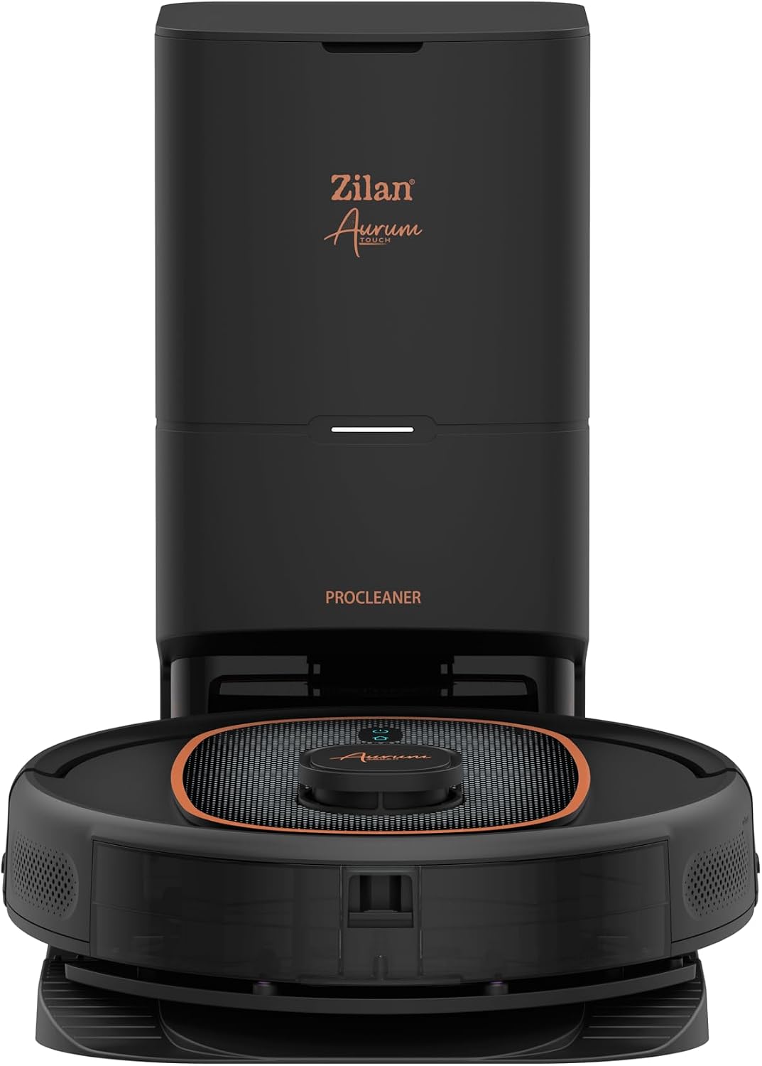 Zilan robot aspirateur, 3 L, Noir, Laveur Intelligent 2000 Pa, Navigation Laser et Gyroscopique, Commande Vocale