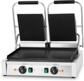 vertes Grills électriques, 580*400*210 mm (longueur x largeur x hauteur), 3600 Watt, 3600 W, Argenté, Gril de Contact Double