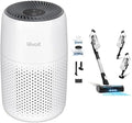 Levoit aspirateur balai sans fil, Blanc, Purificateur d'Air et contre Allergies, Élimine les Poils d'Animaux