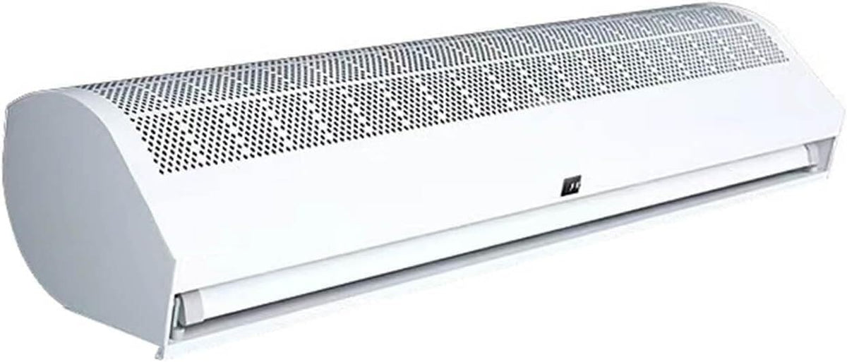 QUSYZD Climatiseurs muraux, 150 cm, Coque métallique, Noir, Rideaux d'air commerciaux muraux avec télécommande