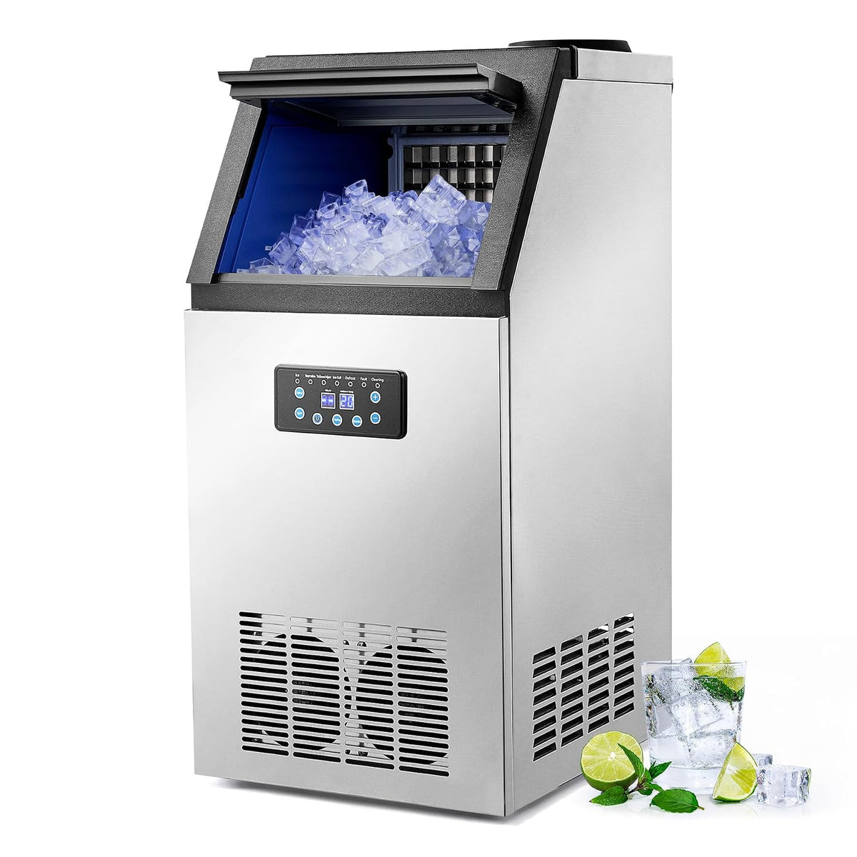 CREWORKS machine à glaçons, 480 W, 58 kg, 10 kg, Noir