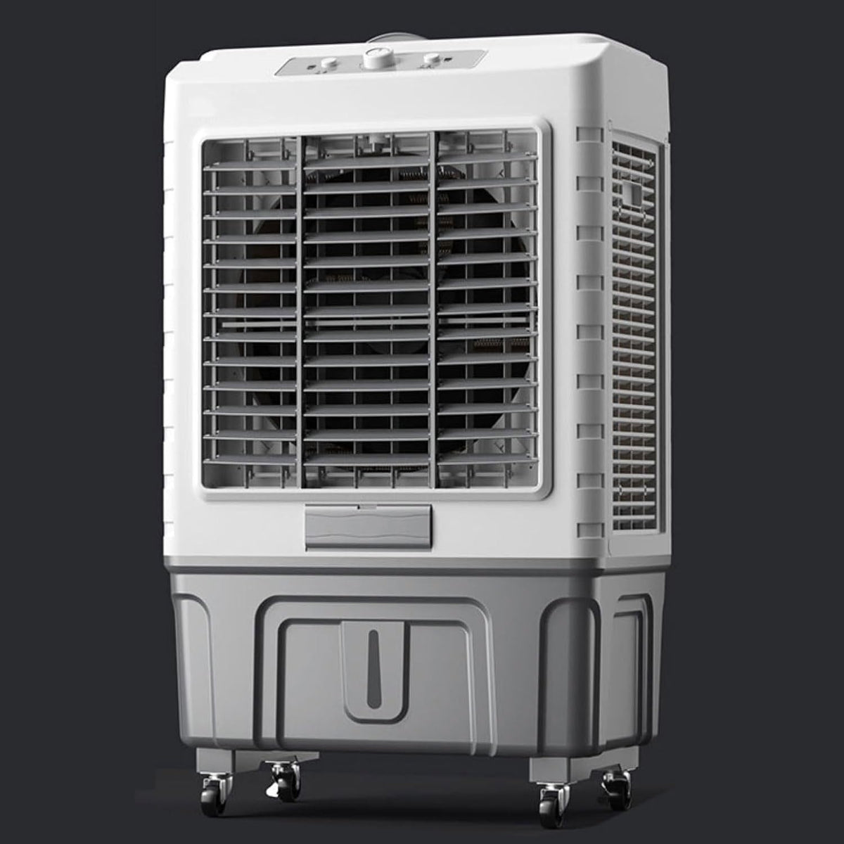 LCAIHONG rafraîchisseur d'air, 55 L, 88 cm, Blanc, Climatiseur Evaporatif Portable avec Oscillation 120°, 3 Vitesses