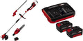 Einhell Taille-haies, 2x18, 4,0 Ah, Noir, Outil Multifonctions sans Fil GE-LM 36/4in1 Li-Solo Power X-Change ( V