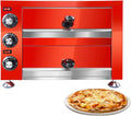 Hydravex four à pizza, 2200 W, 220 V, 12 Pouces, acier inoxydable, Argenté