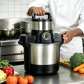 JOSBY Outils manuels et électriques, 6l, 1600w, Noir, Robot Culinaire Automatique, Multifonction avec Minuterie