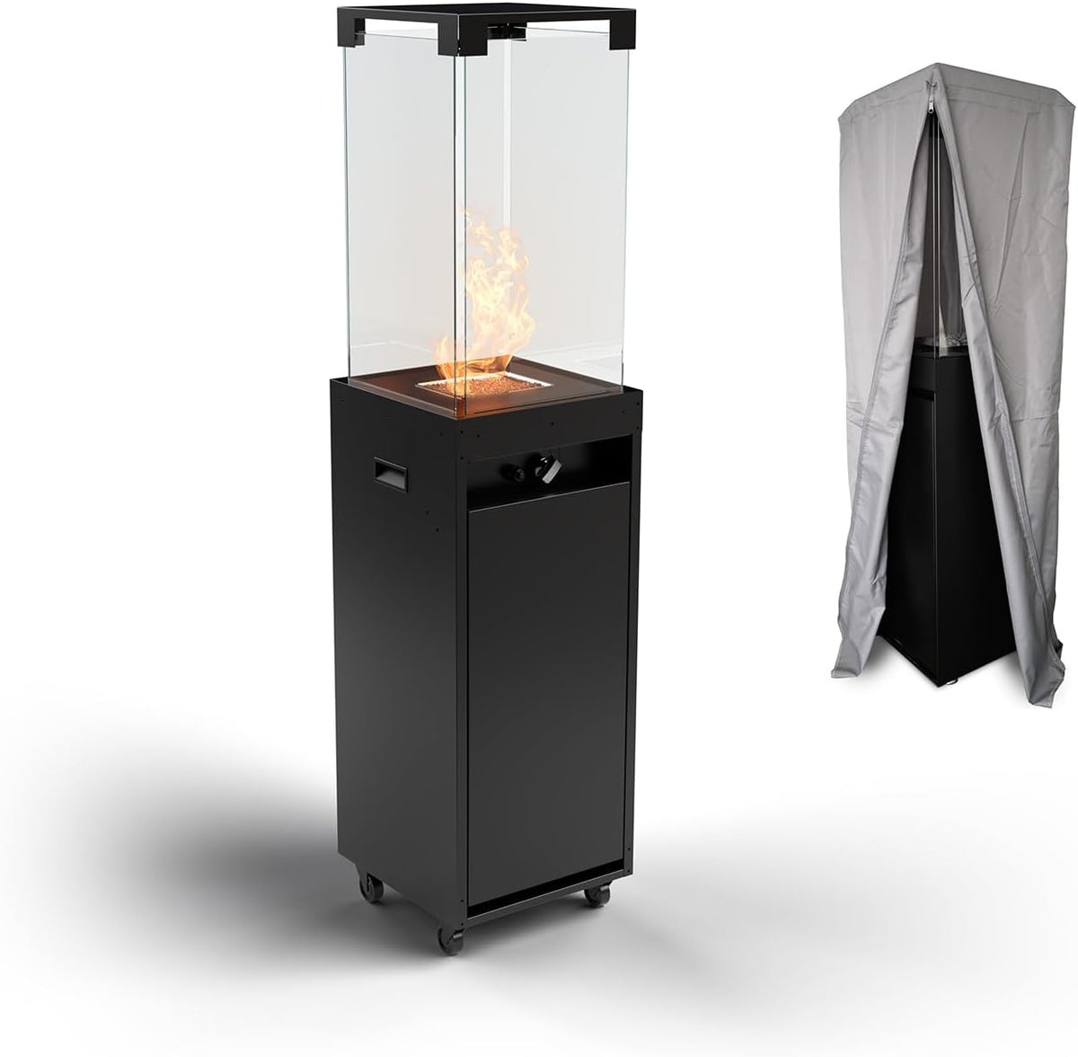 Planika Appareils de chauffage extérieur, 8 kW, Noir