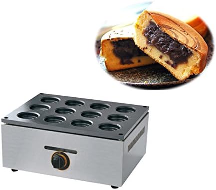 Machine gaufrier, Noir, à gâteau aux haricots, gril Obanyaki à gaz, gâteaux en couches et haricots rouges