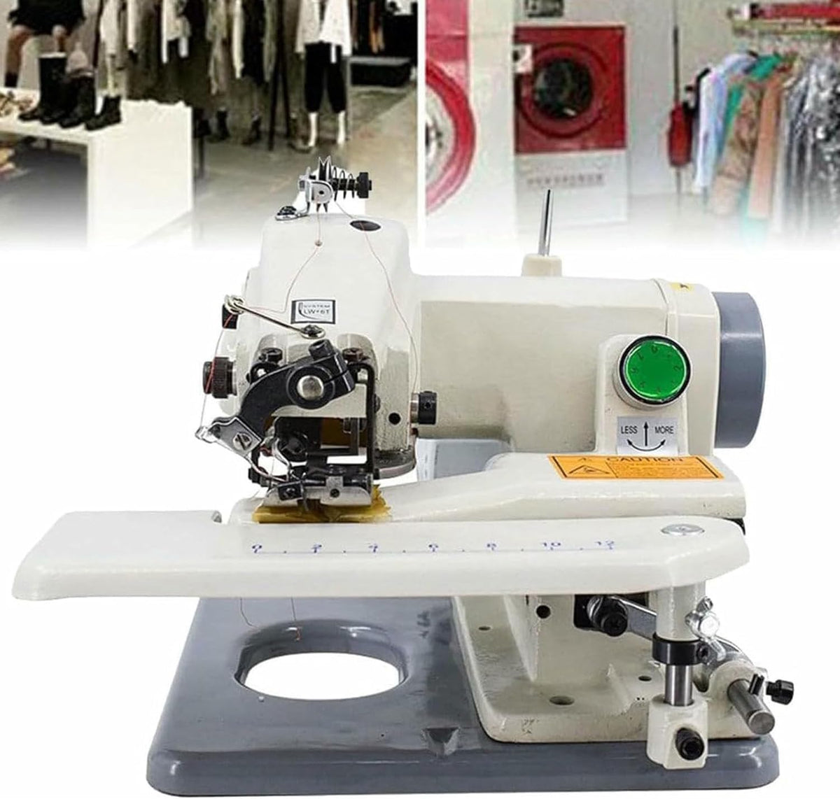HajMyrdonyx machine à coudre, Gris, Portable À Point Invisible - 1 200 Points Par Minute, Haute Vitesse, Et À Broder