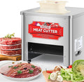 NEWTRY trancheuse électrique, 10 mm, 160 kg, Argenté, Trancheuse à viande commerciale /h pour Gastro, Acier inoxydable