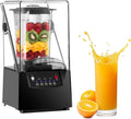 zhenmaster blender, 20x21x58 cm, 2 L (1800 ml), 2200 W, 110 V/220 V, 50Hz, 2 L, Argenté, professionnel insonorisé