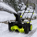 RUODATONLY fraise à neige, 40 V, 50 cm, 3500 W, 28 cm, 7,6 m, Noir, sans Fil, déneigeuse électrique, Moteur brushless