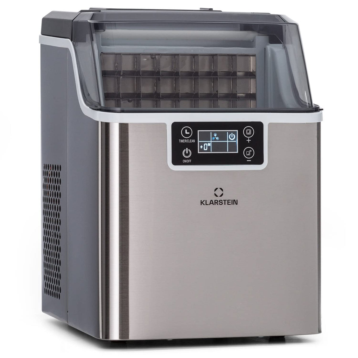 KLARSTEIN machine à glaçons, 3,2 litres, 20 kg, Noir, Machine a Glacons, Machine à Glacons pour la Maison, a Glacon