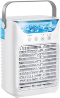 LaYiQimn climatiseur portable, 700 ML, Noir, Climatiseur Mobile, rafraîchisseur d'air par évaporation avec réservoir d'eau