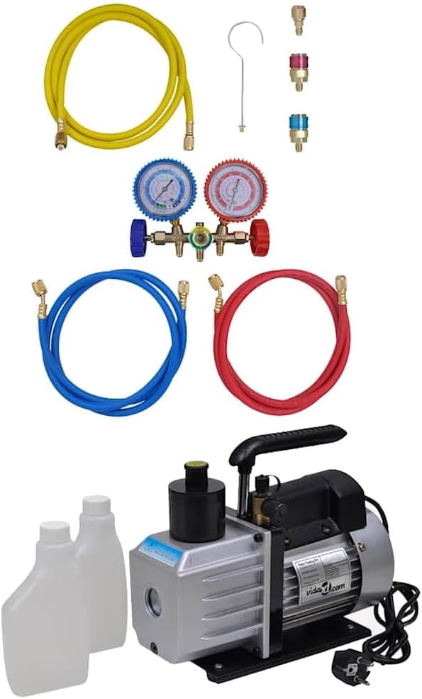 Ziaphsol Pompes à vide, 250 W, 220 V, 50 Hz, Noir, adaptée aux véhicules et installations domestiques ou commerciales
