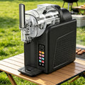 AityBuy Machines à granité, 398 x 190 x 407 mm / 15,67 x 7,48 x 16,02 pouces, 2 L, 185 W, Noir, Machine à Granita