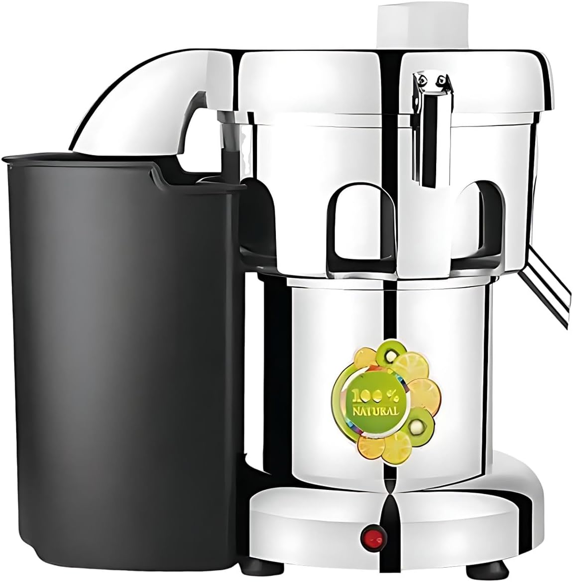 WEICNE centrifugeuse, 350 W/550 W/750 W, 370 W, Acier inoxydable, Argent, Extracteur De Jus Professionnel, Presse-Agrumes pour Fruits Et Légumes